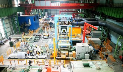 攀钢高端钛材制造基地建设全速跑