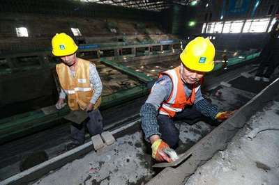 亚运三馆12月底整体竣工交付，三千工人节日坚守岗位赶工机电安装